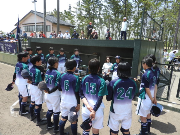 第31回石川県中学校選抜大会　準決勝の模様（門前 対 森本　戦）５